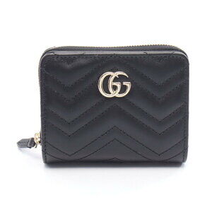 Gucci GG Marmont Bifold Wallet Leather Black